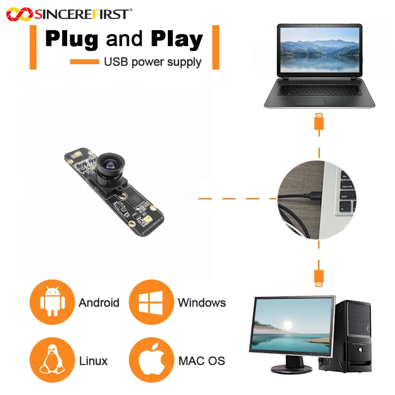 4K/1080P HD Sony IMX415 CMOS USB Camera Module factory
