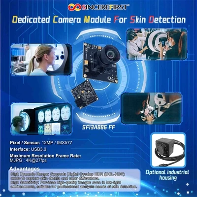 12MP USB3.0 Camera Module For Skin Detection Device 12MP USB3.0 Camera Module For Skin Detection Device
