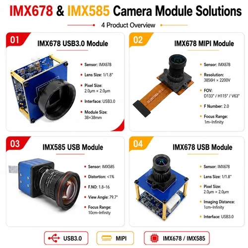 IMX678 vs IMX585 STARVIS 2 Camera Module Selection Guide