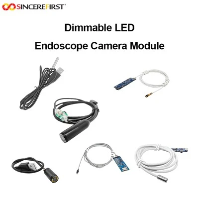 Dimmable LED CMOS Endoscope Camera Modules For Confined-Space Inspection